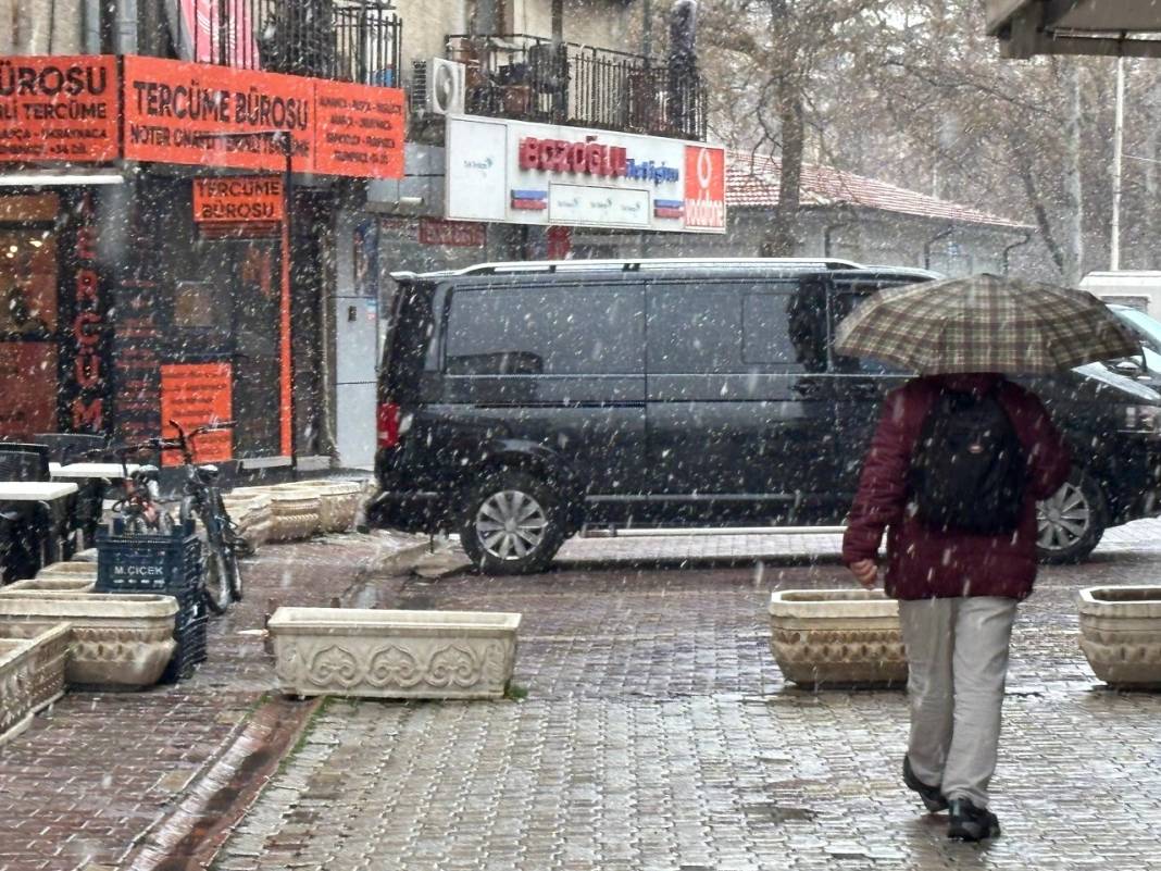 Kar Konya’ya ‘buradayım’ dedi! 6